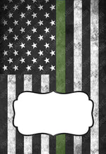 Support - Green Line - Military - Border Patrol - Garden Flag - Yard Sign - Lawn Decor - Digital Download - Sublimation