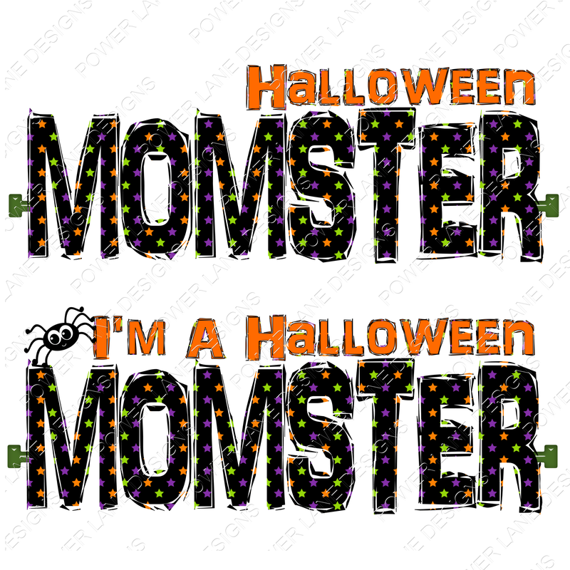 Halloween Momster, Mom T-Shirt Design, Halloween Design, Sublimation Designs, Sublimation, PNG, Instant Digital Sublimation Download