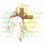 Easter - Easter Designs - Jesus - Cross - Christian - Transparent PNG - Digital Download - Sublimation Designs -Sublimation PNG Download