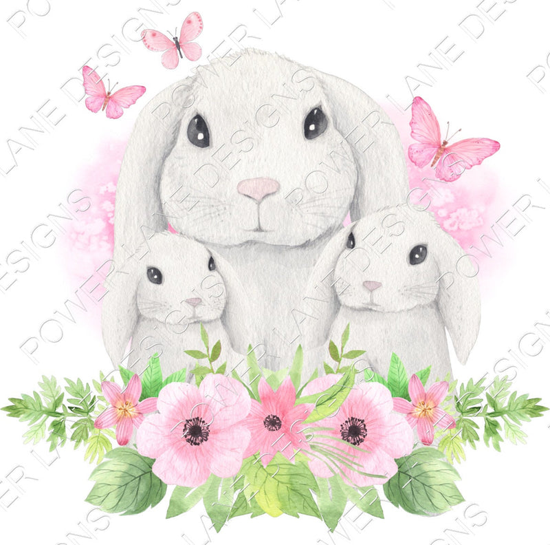 Mothers Day Gift - Easter Bunny - Farmhouse - Bundle of 4 - T-Shirt Design - Digital Download - Sublimation Design -Sublimation PNG Download