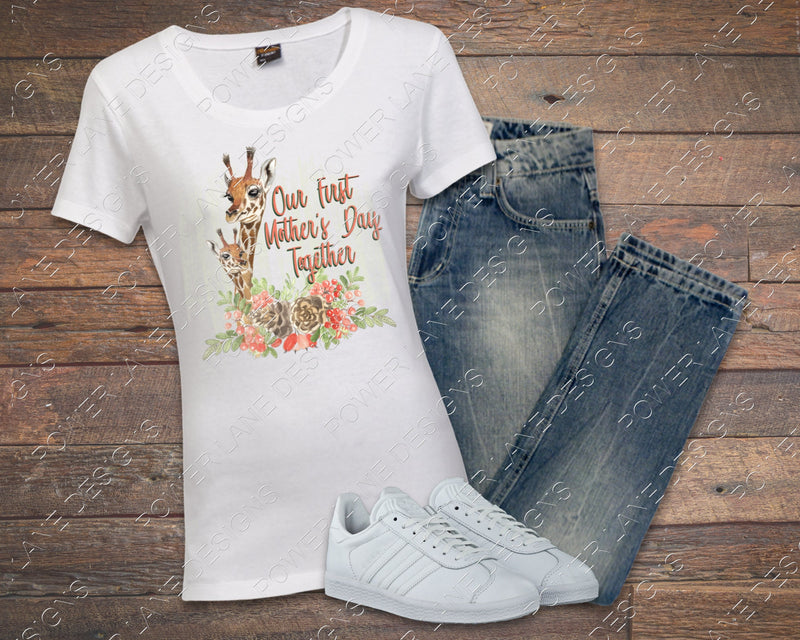 Mothers Day Gift - Mothers Day Shirt - Our First - T-Shirt Design - Mug - Digital Download - Sublimation Design -Sublimation PNG Download