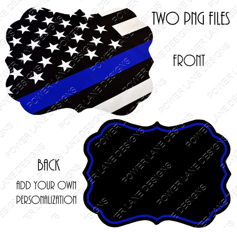 Sublimation Design - Christmas - Benelux - Ornament Design - Christmas Ornament - Blue Line - Law Enforcement - Instant Download