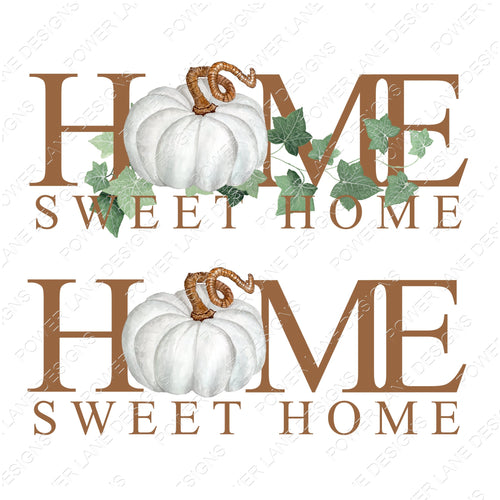 Watercolor - Sublimation Design - Fall - Farmhouse - Pumpkin - Pillow Design - Home Sweet Home - Customize to Sell - PNG - Digital Download