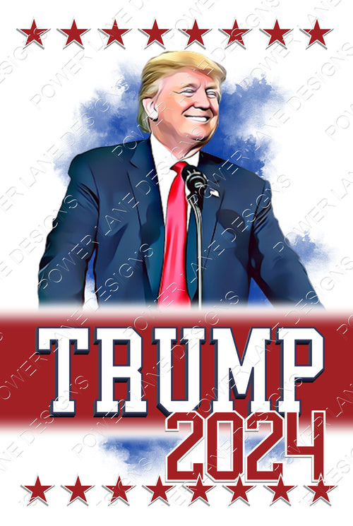 President Trump - Trump - Republican - Garden Flag - Donald Trump - Campaign 2024 - Yard Sign - Lawn Decor - Digital Download - Sublimation