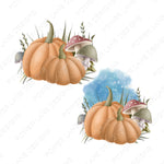 Fall Pumpkins and Mushrooms Sublimation, Halloween Autumn Design, Sublimation Design, Sublimation, PNG, Instant Digital Sublimation Download