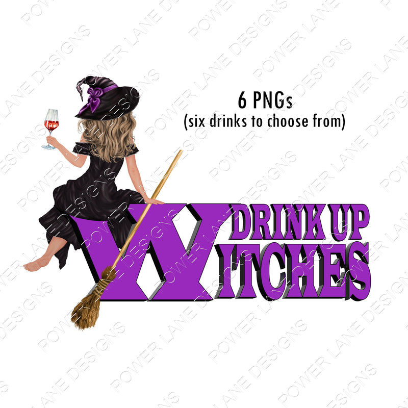 Halloween Sublimation Designs, Drink Up Witches, T-Shirt Design, Sublimation Design, Digital Download, Printable Download