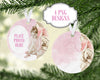 Beautiful Ballerina, Round Christmas Ornament Sublimation Design, Sublimation, 4 PNGs, Instant Digital Download, Printable Clipart