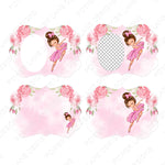 Pretty Ballerina, Dance, Ballet, Benelux Christmas Ornament Sublimation Design, 3 PNG Designs, Instant Digital Download Printable Clipart BR