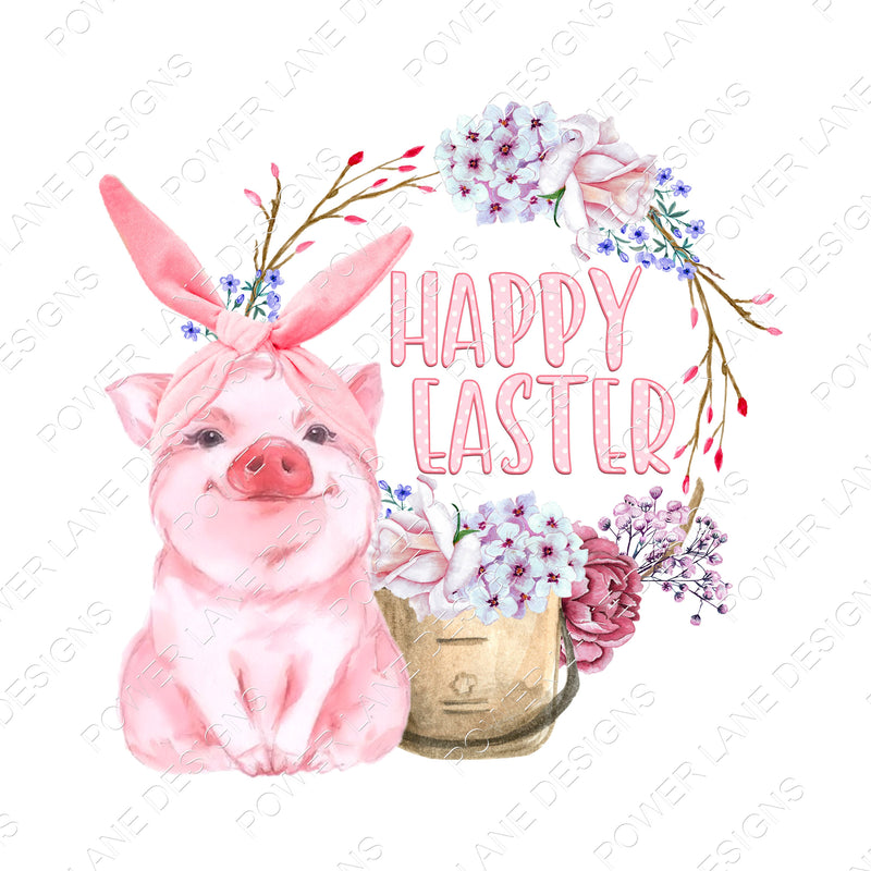 Easter - Easter Designs - Farmhouse - Pig Designs - Transparent PNG - Digital Download - Sublimation Designs -Sublimation PNG Download