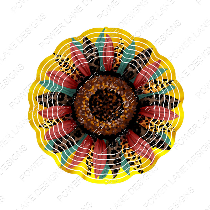 Wind Spinner Design, Sunflower Sublimation Design, Sublimation, PNG, Instant Digital Sublimation Download