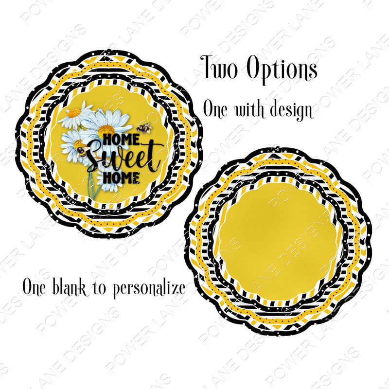 Cute Bumble Bee Wind Spinner Designs, 2 PNGs, Summer Sublimation Design, Sublimation, PNG, Instant Digital Sublimation Download