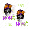 Momster Skull, Mom Skeleton Head Halloween Design, Sublimation Designs, Sublimation, PNG, Instant Digital Sublimation Download