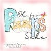 Easter Oh For Peeps Sake Sublimation Design, PNG, Instant Download