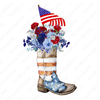 American Flag Boots - Fourth of July - 4th of July  - Digital Download - Sublimation Design