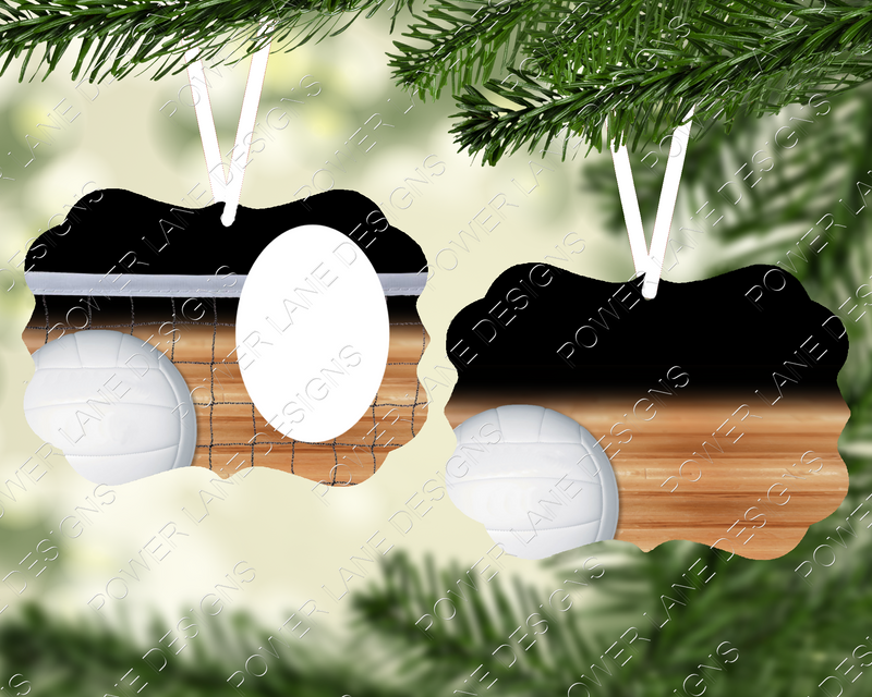 Christmas Sublimation Designs, 4 Volley Ball Photo Ornaments, Volley Ball Ornament, PNG, Sublimation Design Digital Download